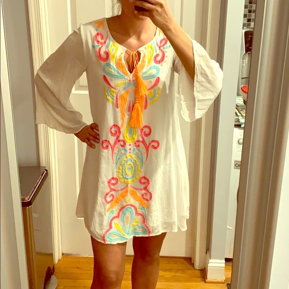 Lilly Pulitzer Long Sleeve Tunic Dress - Picture 3 of 7